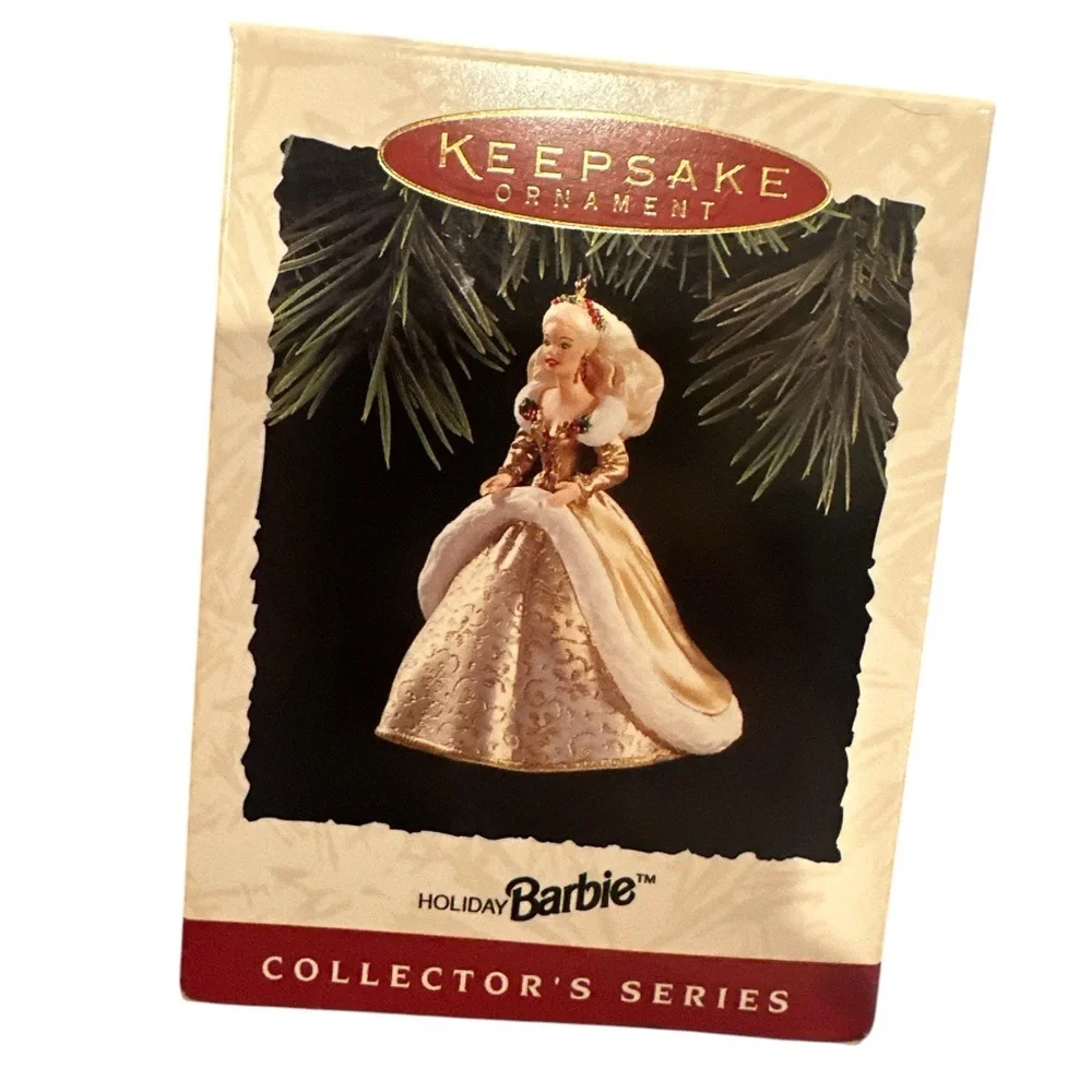 Assortment of Barbie ornaments